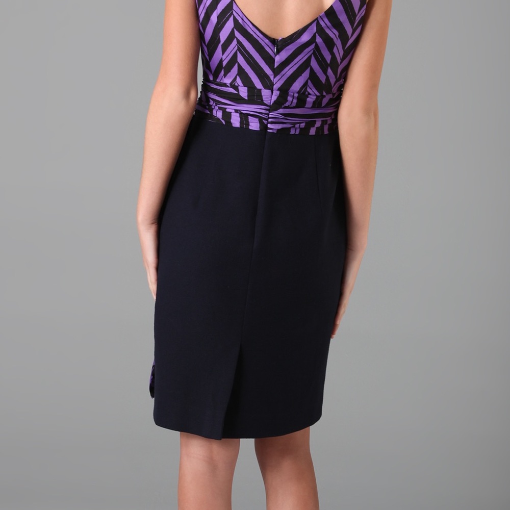 Milly Marcela Silk Combo Dress NWT 6 - Picture 7 of 7